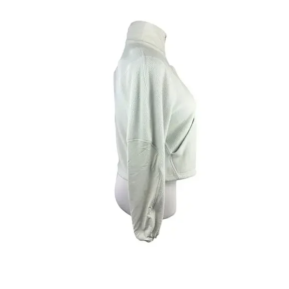 Lululemon Fleece Ripstop Hiking Pullover Women's Size 6 Bone Mockneck Sweatshirt - Picture 10 of 16